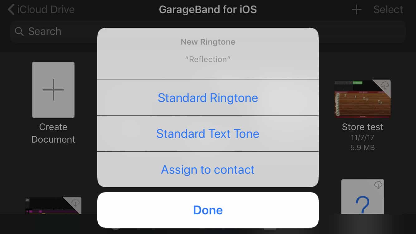 garageband ringtone not working